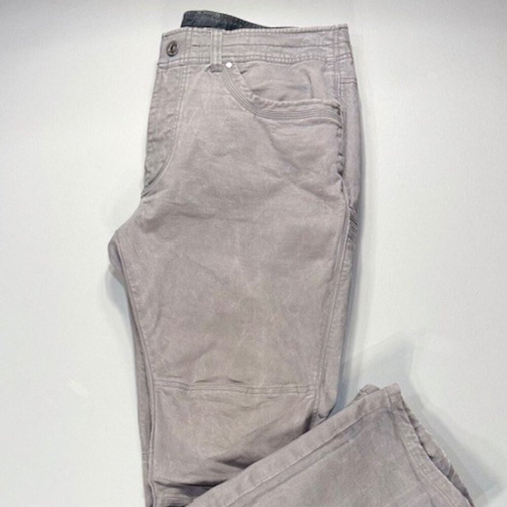 KÜHL Rebel Pants Men’s 36x30 Gray Stretch Euro Twill Outdoor Work Jeans